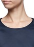 Detail View - Click To Enlarge - ARMANI COLLEZIONI - Silk organdy blouse