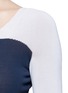 Detail View - Click To Enlarge - ARMANI COLLEZIONI - Colourblock knit sweater