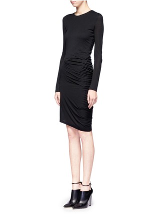 Mcq Alexander Mcqueen - Asymmetrical Side Zip Jersey Dress | Women ...