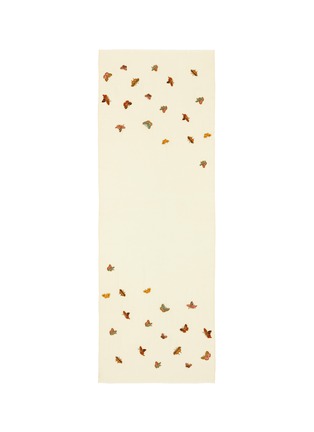 Main View - Click To Enlarge - JANAVI - Butterfly embellished cashmere scarf