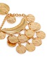 Detail View - Click To Enlarge - KENNETH JAY LANE - Coin charm gold plated chandelier earrings