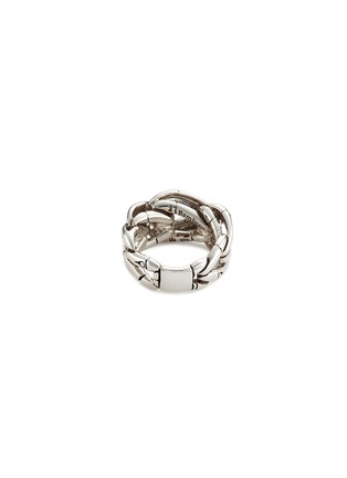 Figure View - Click To Enlarge - JOHN HARDY - Silver bamboo loop ring