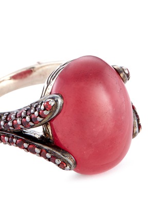 Detail View - Click To Enlarge - JOHN HARDY - 'Celestial Orb' rhodonite sapphire silver ring