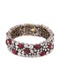 Main View - Click To Enlarge - AISHWARYA - Diamond ruby gold alloy bracelet
