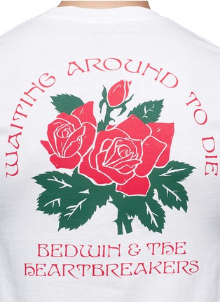 Detail View - Click To Enlarge - BEDWIN & THE HEARTBREAKERS - 'Ralph' rose print T-shirt