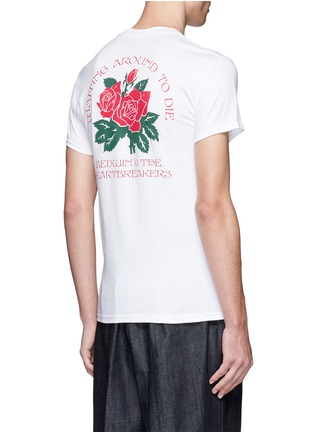 Back View - Click To Enlarge - BEDWIN & THE HEARTBREAKERS - 'Ralph' rose print T-shirt