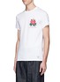 Front View - Click To Enlarge - BEDWIN & THE HEARTBREAKERS - 'Ralph' rose print T-shirt