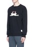 Front View - Click To Enlarge - KINFOLK - 'Double Bunny' print cotton sweatshirt