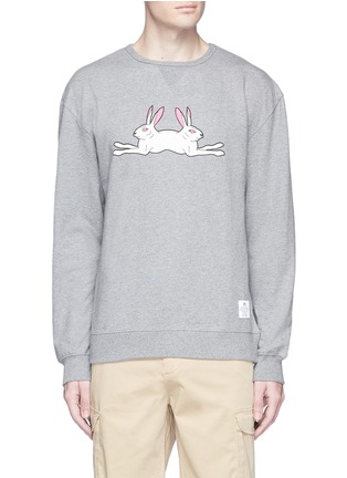 Main View - Click To Enlarge - KINFOLK - 'Double Bunny' print cotton sweatshirt
