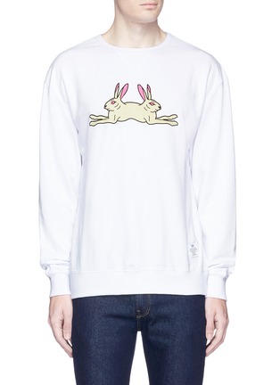 Main View - Click To Enlarge - KINFOLK - 'Double Bunny' print cotton sweatshirt