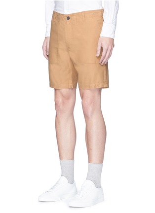 Front View - Click To Enlarge - KINFOLK - Cotton chino shorts