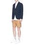 Figure View - Click To Enlarge - KINFOLK - Cotton chino shorts