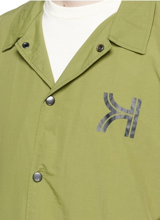 Detail View - Click To Enlarge - KINFOLK - 'Double Bunny' slogan print drawstring jacket