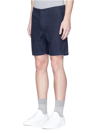Front View - Click To Enlarge - KINFOLK - Cotton chino shorts