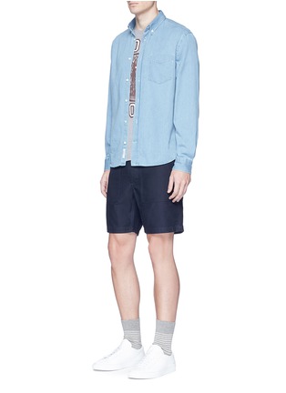 Figure View - Click To Enlarge - KINFOLK - Cotton chino shorts
