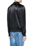 Back View - Click To Enlarge - VALENTINO GARAVANI - 'Rockstud Untitled 14 Noir' satin souvenir jacket