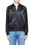 Main View - Click To Enlarge - VALENTINO GARAVANI - 'Rockstud Untitled 14 Noir' satin souvenir jacket