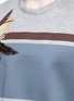 Detail View - Click To Enlarge - VALENTINO GARAVANI - Parrot patch neoprene sweatshirt