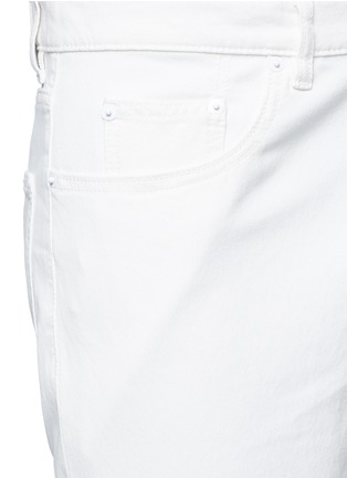 Detail View - Click To Enlarge - VALENTINO GARAVANI - Raw edge hem jeans