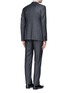 Back View - Click To Enlarge - ARMANI COLLEZIONI - Classic fit wool suit