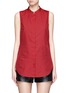 Main View - Click To Enlarge - 3.1 PHILLIP LIM - Knot back stripe cotton-silk sleeveless top