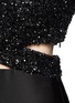 Detail View - Click To Enlarge - 3.1 PHILLIP LIM - Sequined top duchesse satin dress