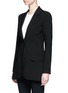 Front View - Click To Enlarge - CALVIN KLEIN 205W39NYC - Stretch jersey blazer