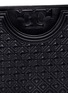 Detail View - Click To Enlarge - TORY BURCH - 'Fleming' large quilted leather pouch