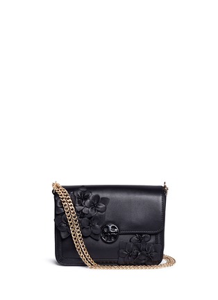 Main View - Click To Enlarge - TORY BURCH - 3D flower leather chain bag