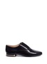 Main View - Click To Enlarge - TORY BURCH - 'Ryder' metal heel leather laceless Oxfords