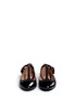 Front View - Click To Enlarge - TORY BURCH - 'Blossom' T-strap patent toe cap leather flats