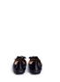 Back View - Click To Enlarge - TORY BURCH - 'Blossom' 3D flower leather ballet flats