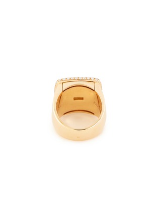 Figure View - Click To Enlarge - FRED - 'Pain de Sucre' diamond 18k rose gold large signet ring