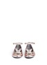 Figure View - Click To Enlarge - STELLA MCCARTNEY - 'Hopper Rabbit' metallic alter nappa kids ballerinas