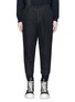 Main View - Click To Enlarge - THE VIRIDI-ANNE - Cropped wool-linen twill pants