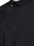 Detail View - Click To Enlarge - THE VIRIDI-ANNE - Asymmetric button collar cotton shirt