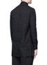 Back View - Click To Enlarge - THE VIRIDI-ANNE - Asymmetric button collar cotton shirt