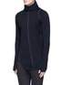 Front View - Click To Enlarge - THE VIRIDI-ANNE - Contrast seam cotton turtleneck sweater