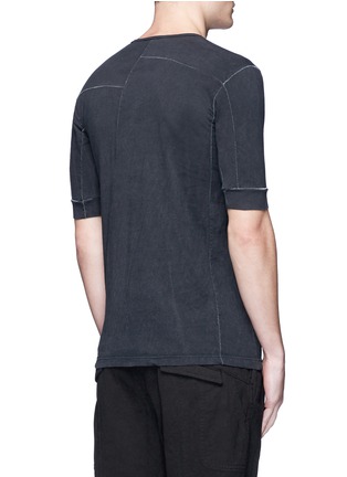 Back View - Click To Enlarge - THE VIRIDI-ANNE - Contrast seam cotton T-shirt