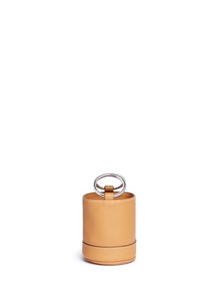 Main View - Click To Enlarge - SIMON MILLER - 'Bonsai' mini calfskin leather bucket bag