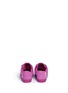 Back View - Click To Enlarge - SOPHIA WEBSTER - 'Bibi Low Top Mini' butterfly embroidery toddler suede sneakers