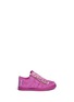 Main View - Click To Enlarge - SOPHIA WEBSTER - 'Bibi Low Top Mini' butterfly embroidery toddler suede sneakers
