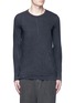 Main View - Click To Enlarge - THE VIRIDI-ANNE - Contrast seam layered cotton T-shirt