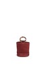 Main View - Click To Enlarge - SIMON MILLER - 'Bonsai' mini horn ring handle leather bucket bag