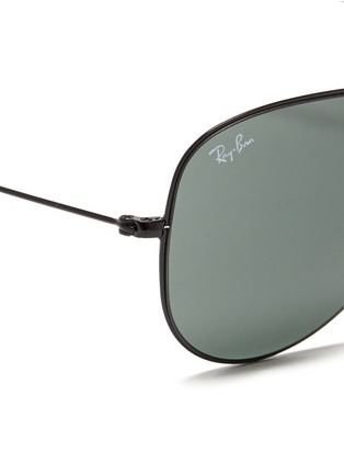 Detail View - Click To Enlarge - RAY-BAN - Flat metal aviator sunglasses
