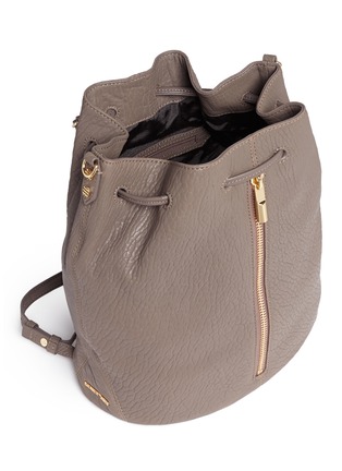 Detail View - Click To Enlarge - ELIZABETH AND JAMES - 'Cynnie Sling' grainy leather bucket bag