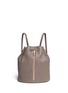 Detail View - Click To Enlarge - ELIZABETH AND JAMES - 'Cynnie Sling' grainy leather bucket bag