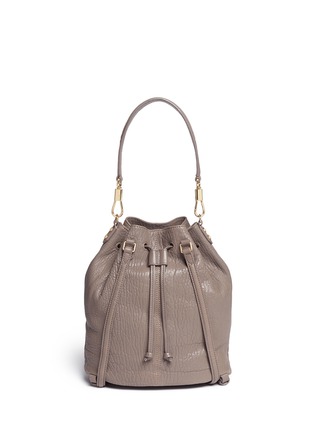 Back View - Click To Enlarge - ELIZABETH AND JAMES - 'Cynnie Sling' grainy leather bucket bag
