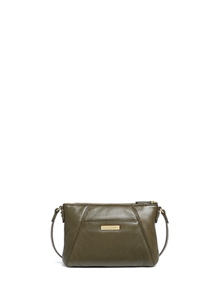 Back View - Click To Enlarge - ELIZABETH AND JAMES - Cynnie' micro leather crossbody bag