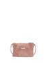 Back View - Click To Enlarge - ELIZABETH AND JAMES - 'Cynnie' micro suede crossbody bag